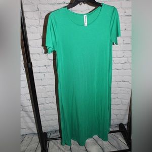 Kelly Green MIDI Dress